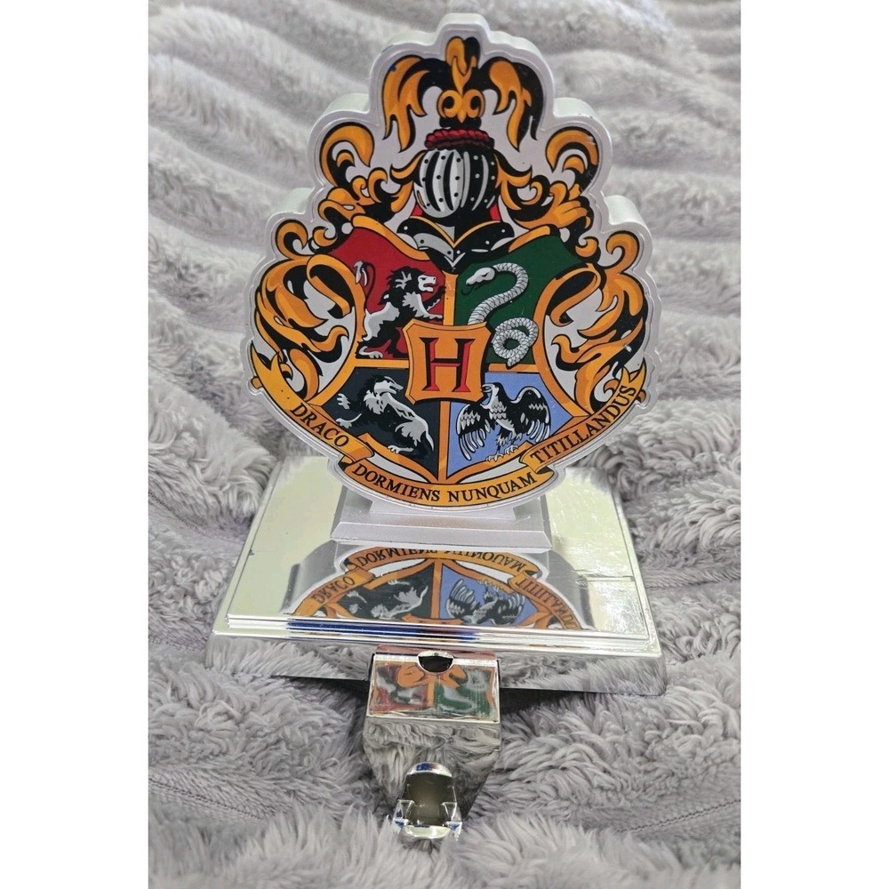 Kurt Adler Harry Potter House Shield Stocking Holder 5.5 Inch Multicolor